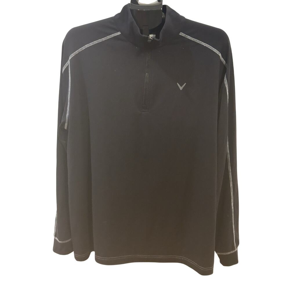Callaway 1/4 Zip Pullover in Black size L